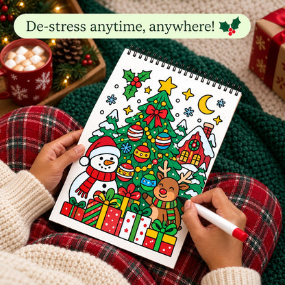 🌿 Trace-By-Groove Guided Flow Art Coloring Pad with Double-Sided Markers 🎨