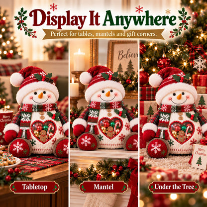 🎅 Refillable Christmas Figurine Treat Holder