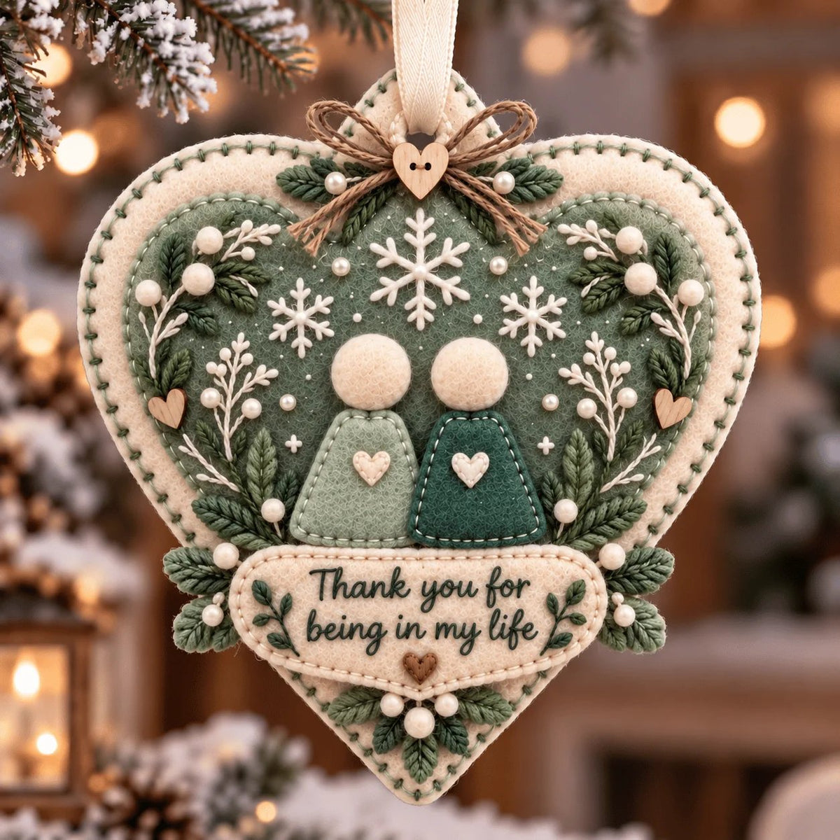 Limited-Edition🔥40%OFF🔥  - 🧶Handcrafted Felt Holiday Ornament