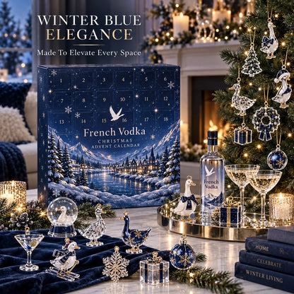 30th Anniversary Winter Blue Swan Advent Calendar | 24-Day Luxury Countdown Gift Box 🦢✨