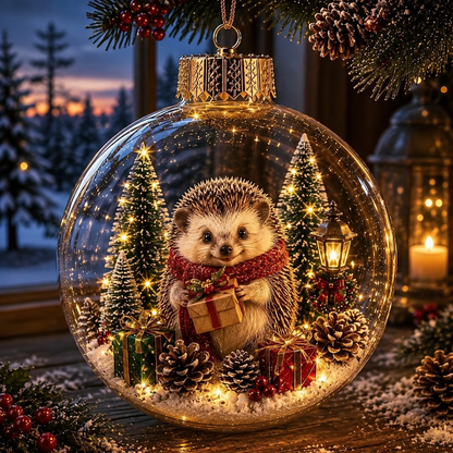 🎁✨ Magical Glass Christmas Ornaments