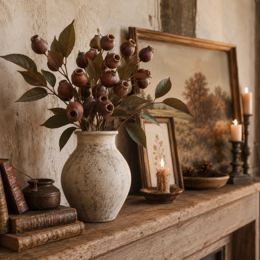 💐Vintage Faux Seed Pod Bundle