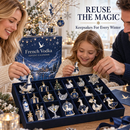 30th Anniversary Winter Blue Swan Advent Calendar | 24-Day Luxury Countdown Gift Box 🦢✨