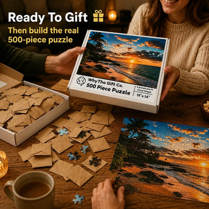 🧩 500-Piece Individually Wrapped Puzzle — The Ultimate Prank Gift 😂