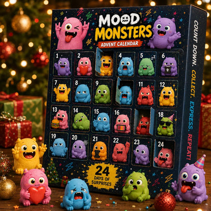 🔥😍😩 Mood Monsters Advent Calendar 2026 – 24 Moods, 24 Reactions, One Chaotic Little Crew 🎄
