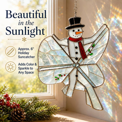🎄Beginner-Friendly 3D Christmas Iridescent Suncatcher DIY Kit | Complete Kit with Glass-Style Panels, Metal Frames, Hanging Chain, Tools & Step-by-Step Guide Included 💕