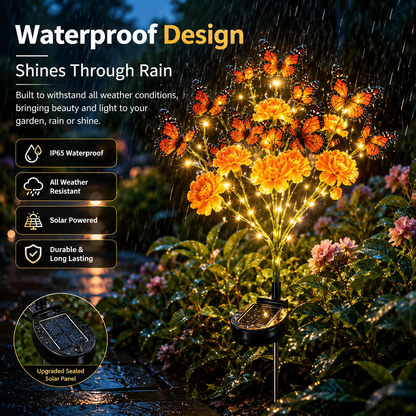 🦋 Solar Butterfly Flower Garden Lights