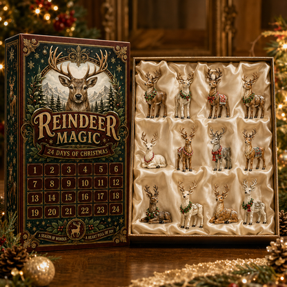 ✨24-Day Christmas Countdown Advent Calendar –Reindeer Magic  Ornament