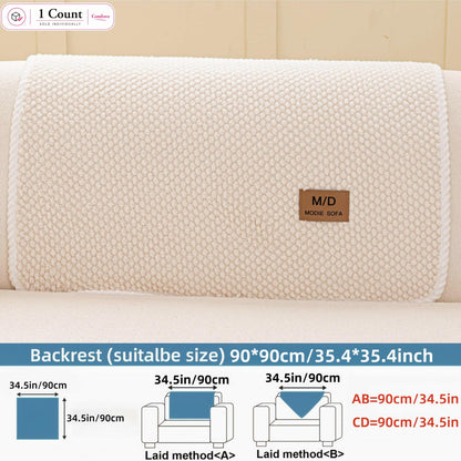 Removable Sofa Cover, Non-Slip Polyester