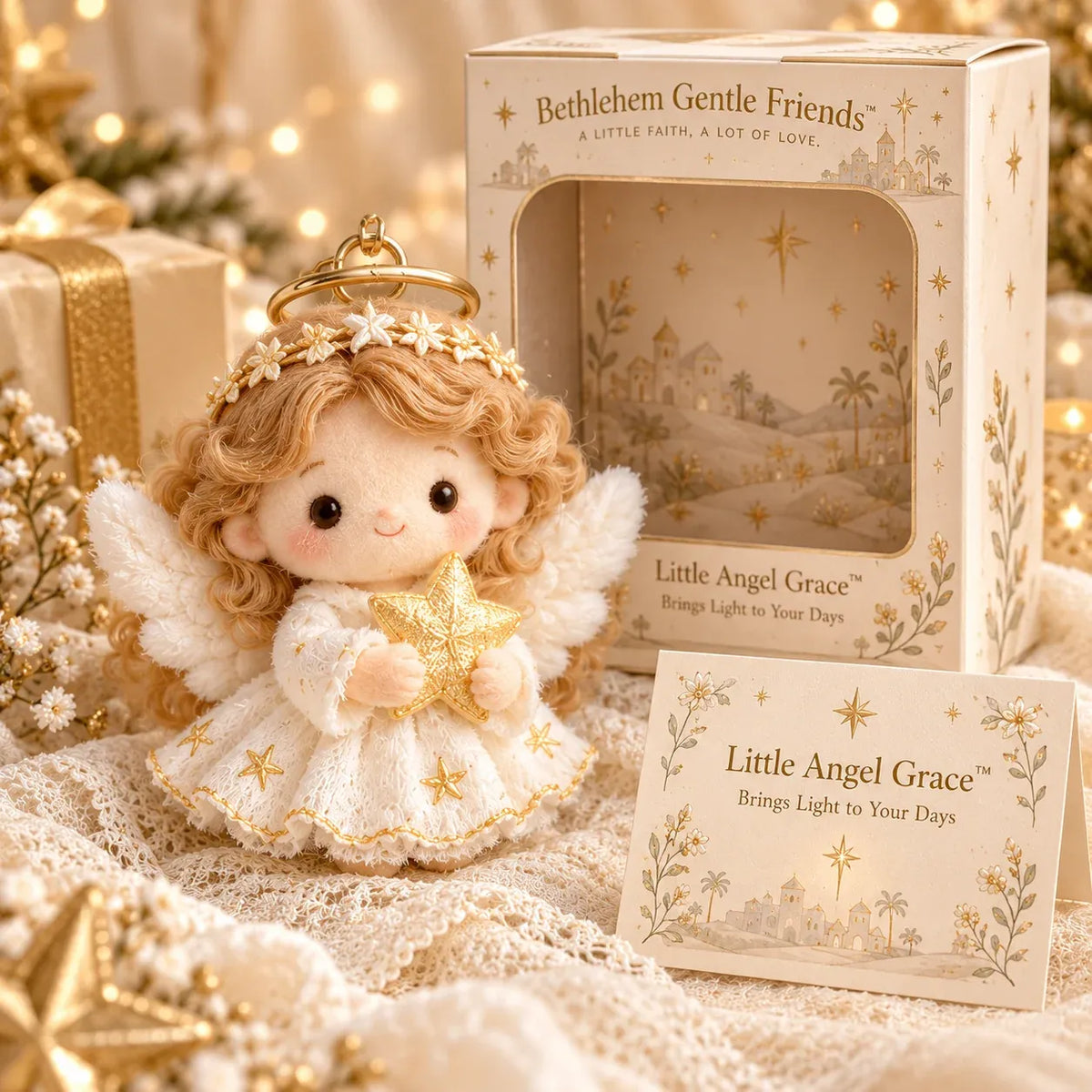 ✝️ Bethlehem Gentle Friends | 6 Faith-Inspired Plush Keepsakes with Meaningful Message Cards 💕