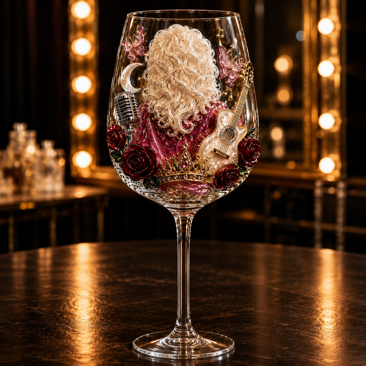 🔥 Queen of Country 1946–2026 3D Glass Collection