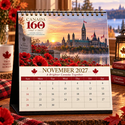 🍁🇨🇦 2027 Canadian Scenic Calendar – 12 Months of Beautiful Coast-to-Coast Views