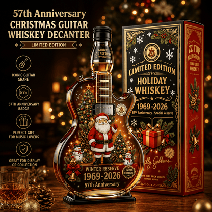 🎸🎄 Rockin’ Christmas Guitar Collector Display – 1969–2026 Anniversary Edition