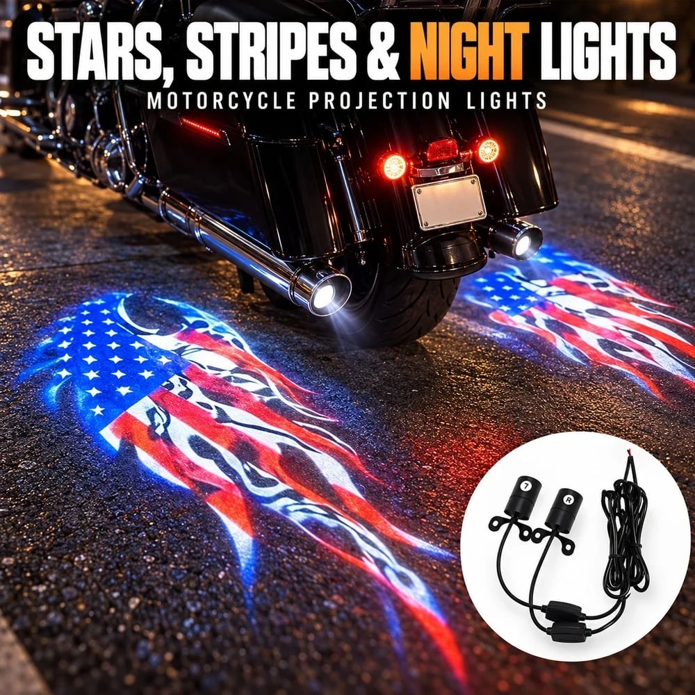 Motorcycle Ground Projection Lights