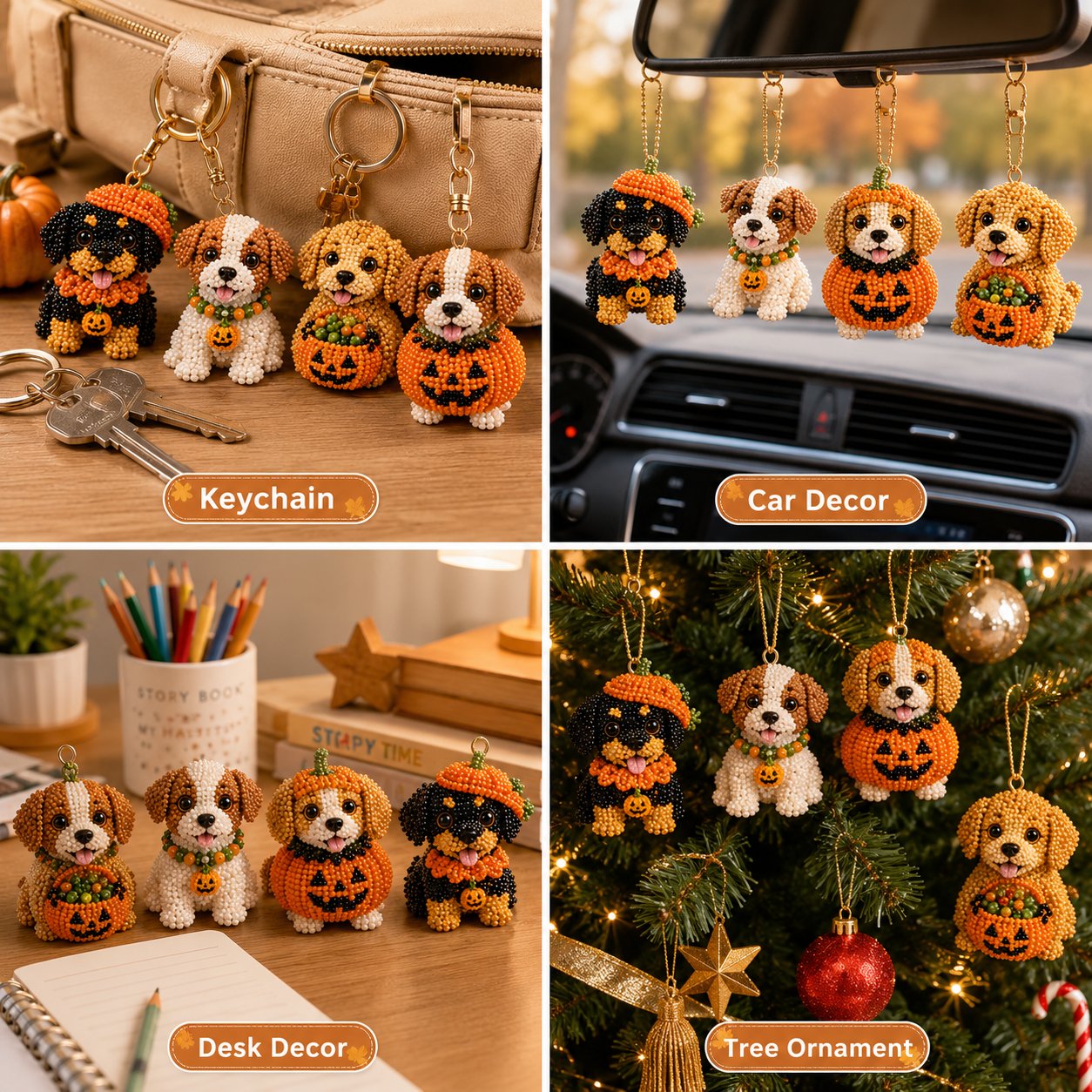 🎁🐶🎃🐶3D Halloween Dog DIY Art Set🎄Buy 2 | FREE Shipping