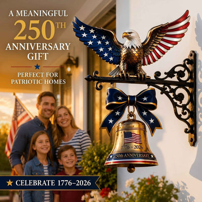 🔔 Ring in the Semiquincentennial: 1776-2026 "Spirit of Liberty" Eagle Bell🦅