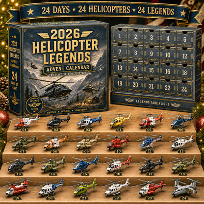 2026 Helicopter Legends Advent Calendar – 24 Days of Collectible Helicopter Surprises