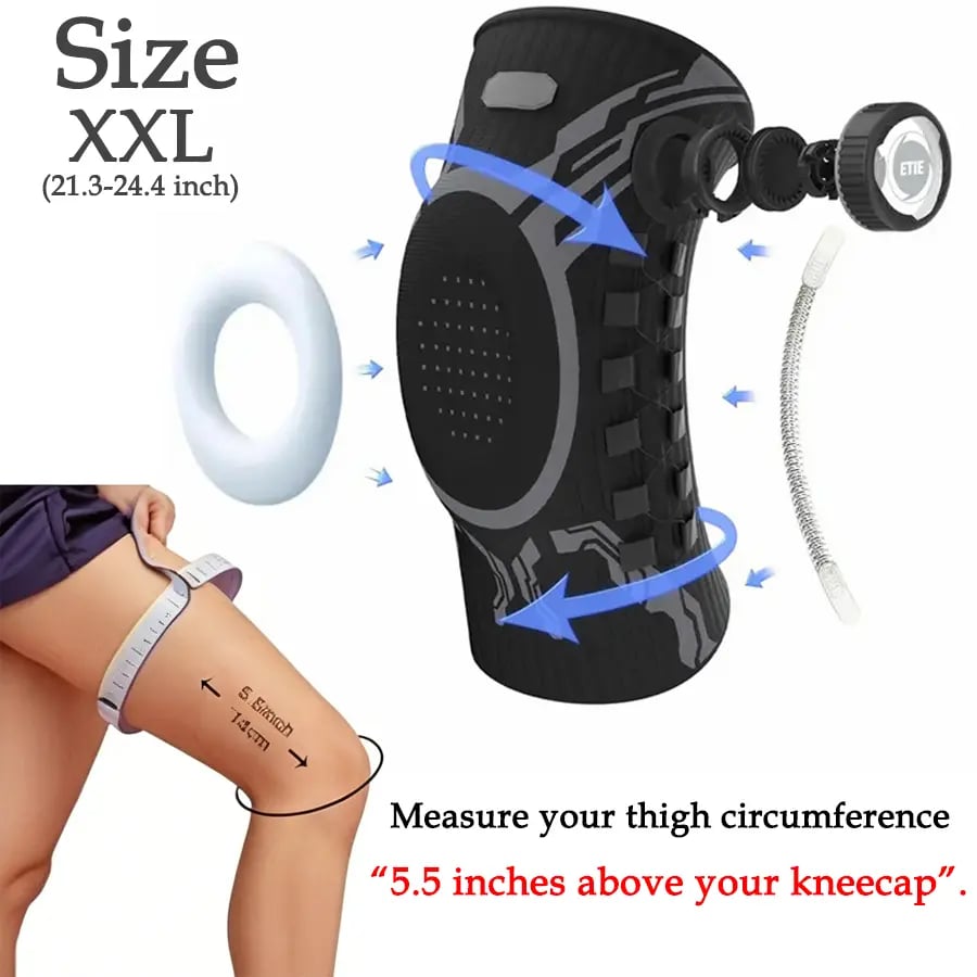🔥 LAST DAY 49% OFF - 🏃 Dial‑Adjustable Knee Support Brace