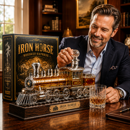 🚂 Iron Horse Whiskey Train Decanter