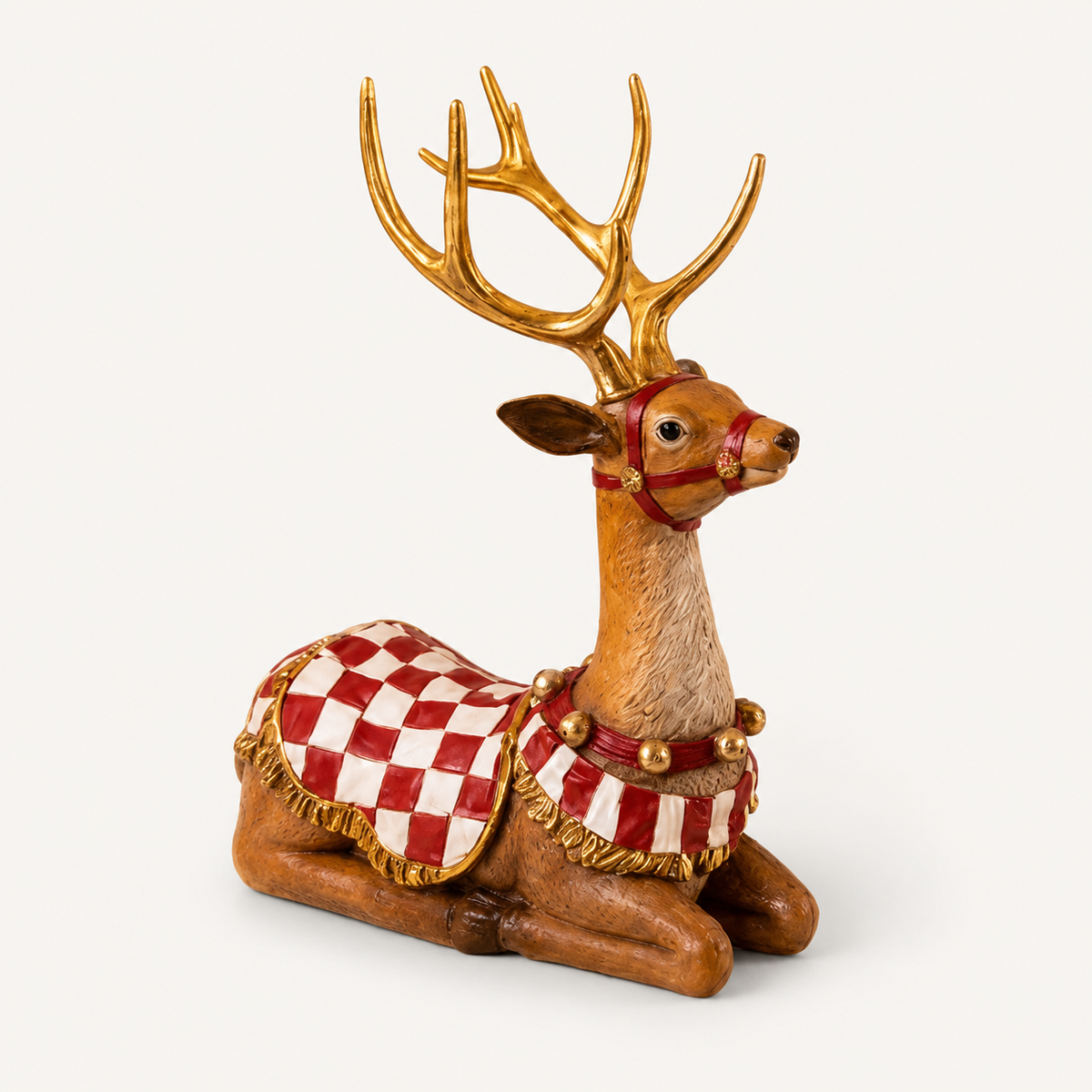 🦌🎁Christmas in August Favorite: Handcrafted Set of 2 Classic Saddle Deer