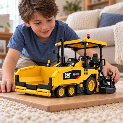 Heavy-Duty Asphalt Paver Building Block Set