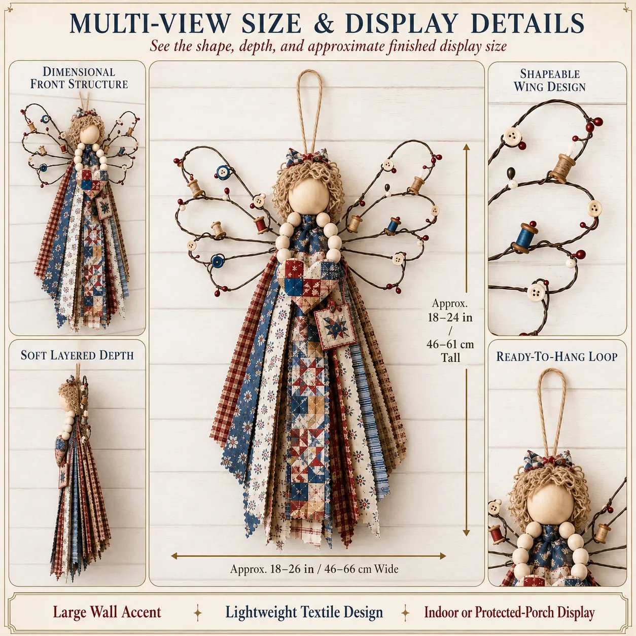 🪽Angel Fabric Hanging DIY Kit🪽