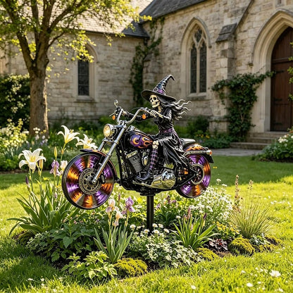 🔥HALLOWEEN MOTORCYCLE-THEMED GARDEN WINDMILL