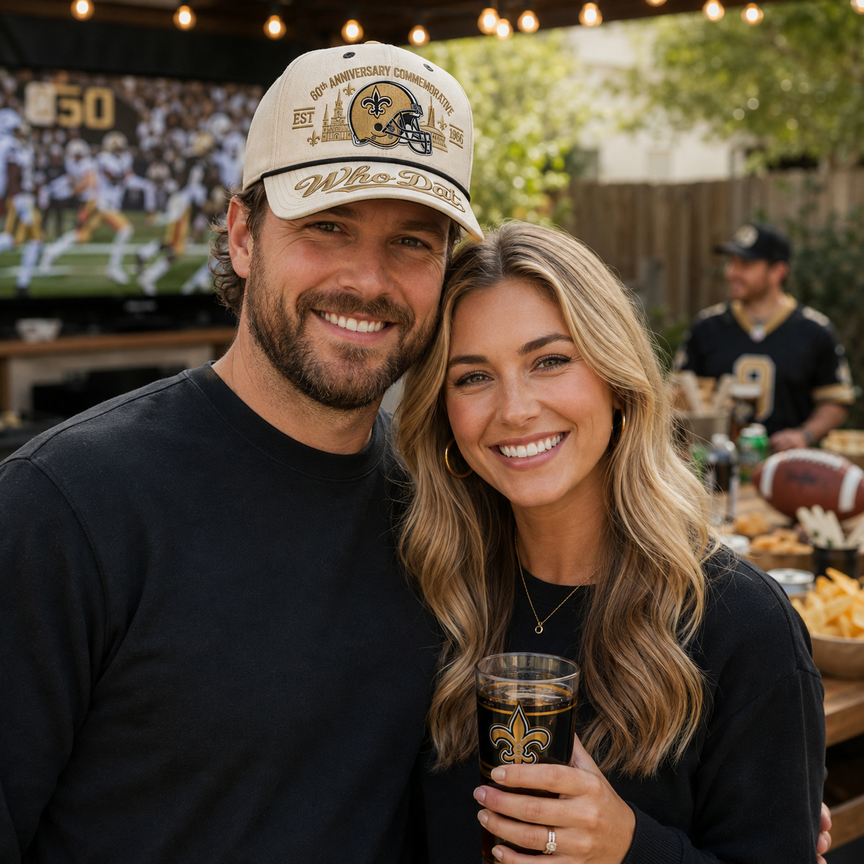 🇺🇸 Last Day Promo: 49% OFF⚜️🏈Who Dat 60th Anniversary Baseball Cap