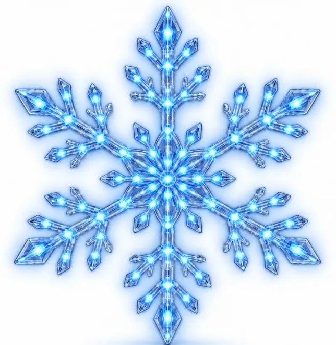 ⏳ Last Day 49% OFF – ❄️ LED Snowflake Wall Lights | 3D Christmas Snowflake Décor with Blue & White Glow, Remote Control & Magical Indoor Holiday Atmosphere ✨