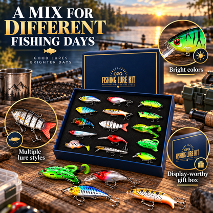 The Perfect Catch — 15-Piece Fishing Gift Box