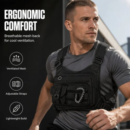 🎒⚡ Tactical Chest Pack – Quick-Access Storage, Secure Fit & Hands-Free Freedom