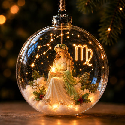 ✨ Lighted Zodiac Christmas Ornament