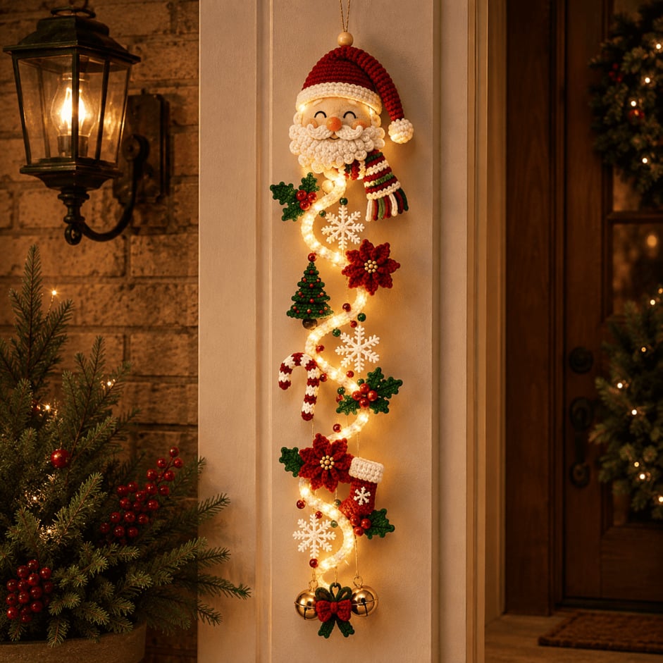 🎁 Limited Time 49% OFF🎅 Glowing Christmas Door Hanger