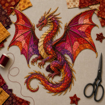🔥Buy 2 Get 1 Free🔥Legendary Creatures DIY Patchwork Art Kit🔥50% Off Last Day🔥