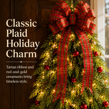 🔥Christmas Sale 50% OFF 🎄Handmade Christmas Tree Wreath for Front Door