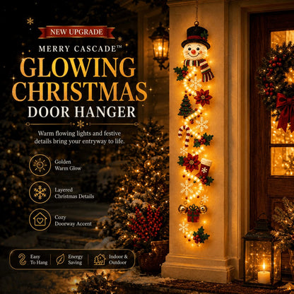 🎁 Limited Time 49% OFF🎅 Glowing Christmas Door Hanger