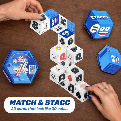 Isometric Pixel‑Cube Optical Illusion Tabletop Puzzle 3D Spatial Building Game For Family & Game‑Night Gathering