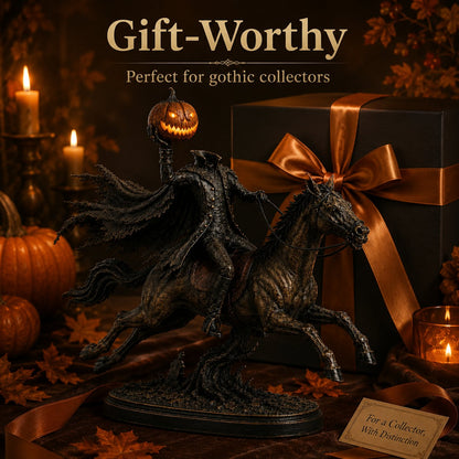 ⏰Limited Stock 50% OFF - 🎃🏇Midnight Chase Headless Horseman Statue