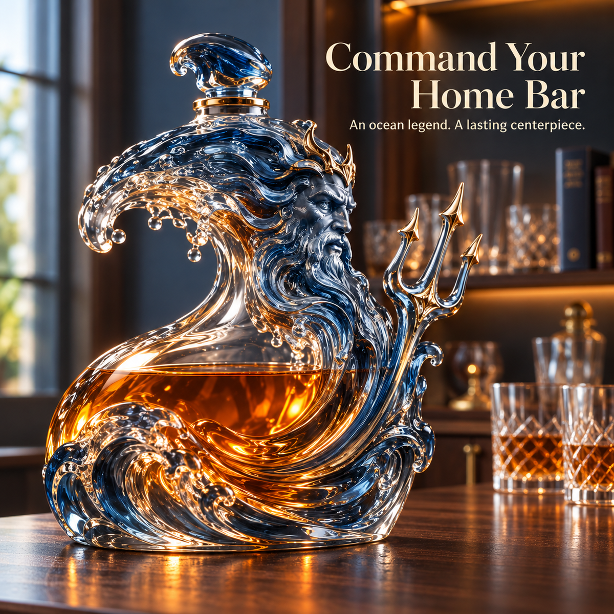 🔱 Poseidon’s Wrath — Limited Collector’s Edition Decanter