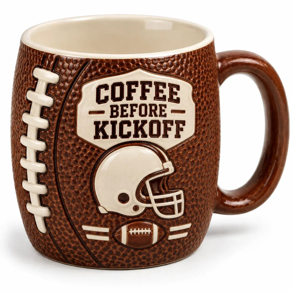 🏈🔥 Game Day 3D Football Mug – 5 Fun Ceramic Designs for Coffee, Beer & Sports Fans