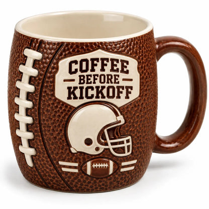 🏈🔥 Game Day 3D Football Mug – 5 Fun Ceramic Designs for Coffee, Beer & Sports Fans