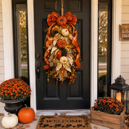 🍂Fall Wreath for Front Door