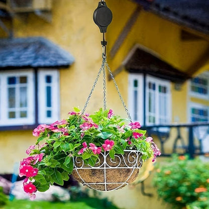 🌸 Buy one get one free 🌸Plant Pulley Set for Garden Baskets Pots, Birds Feeder🐦