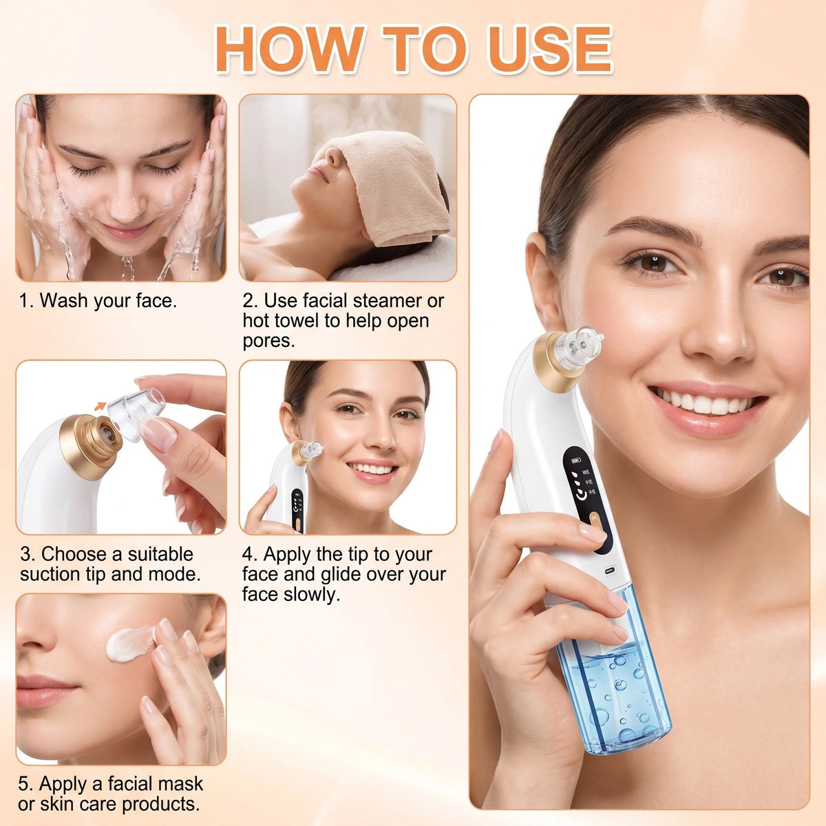 🔥HOT SALE🔥Electric facial cleanser · Lifting and firming · Deep pore cleansing