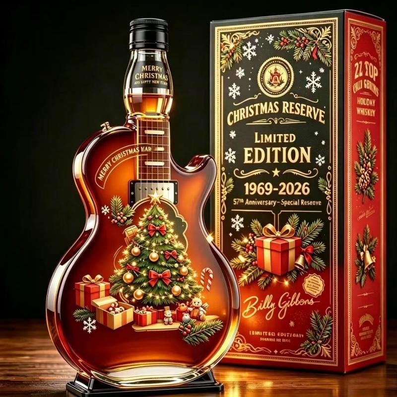 🎸🎄 Rockin’ Christmas Guitar Collector Display – 1969–2026 Anniversary Edition