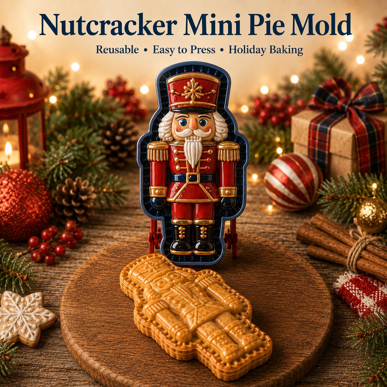 🔥😍 Letzter Tag: 49 % Rabatt – 🎄 Weihnachts-Mini-Pie-Formen-Kollektion mit 9 Designs | Wiederverwendbare Prägeformen für detailreiche Weihnachtsmann-, Schneemann-, Rentier-, Tannenbaum- & Festtags-Pies 🥧✨