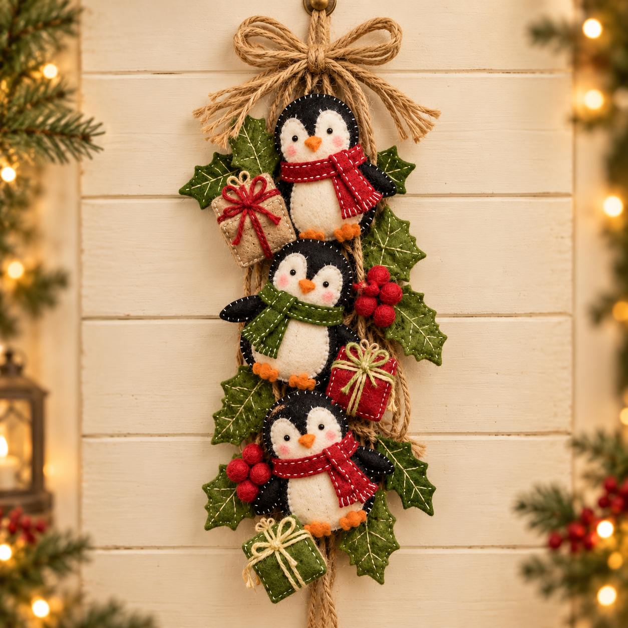 Vintage Christmas Character Door Hangers