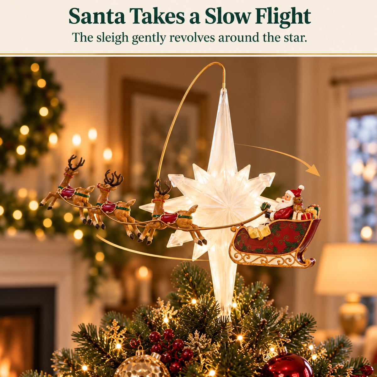 🔥 SAVE 50% TODAY! 🎁 The perfect Christmas decoration for your home & family.