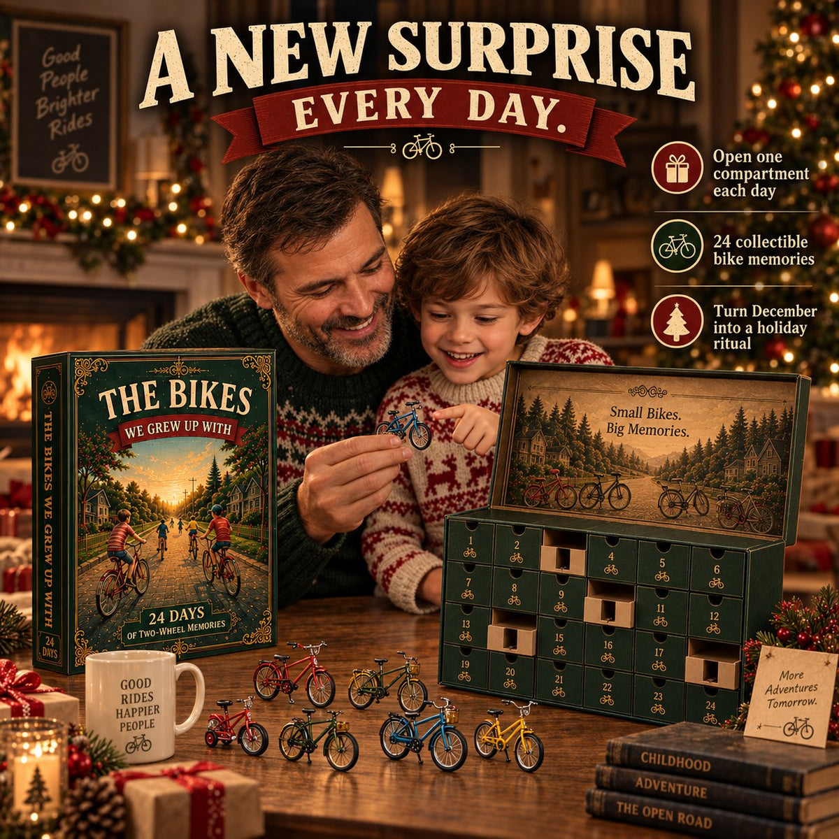 🚲🎄 24 Days of Vintage Rides – Retro Bicycle Christmas Collector Countdown