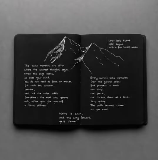 🎨📘 Think in Color Creative Notebook – 140 GSM Pages + Free White Gel Pen